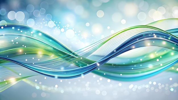 Vector hermoso fondo de la tecnología de ondas abstractas