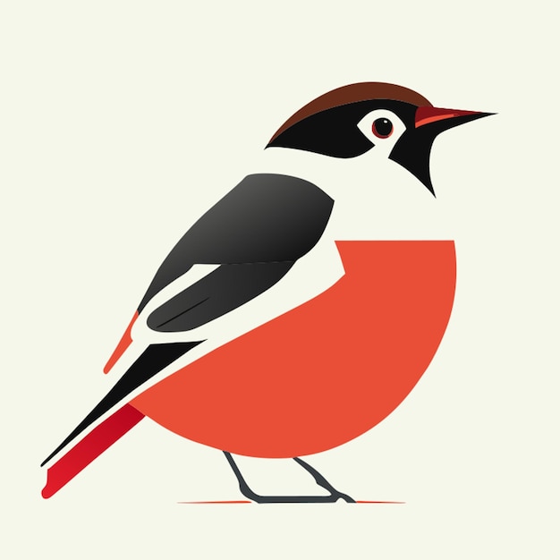 Vector hermoso pájaro ilustración vectorial