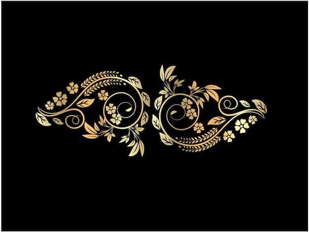 vector hermoso vector vintage elementos decorativos y adornos