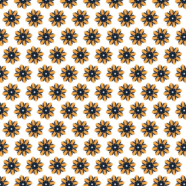 vector hermoso verano floral de patrones sin fisuras