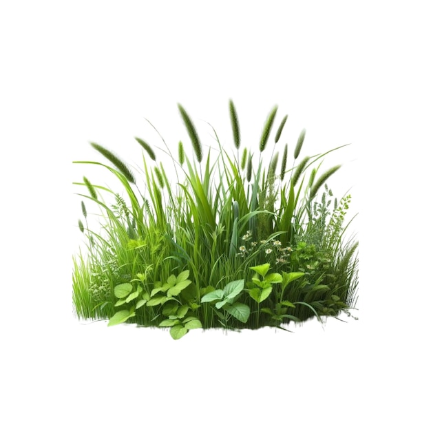 Vector de hierba verde