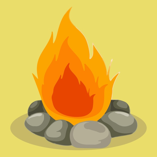 Vector de la hoguera