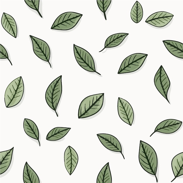 Vector de hoja de patrones sin fisuras