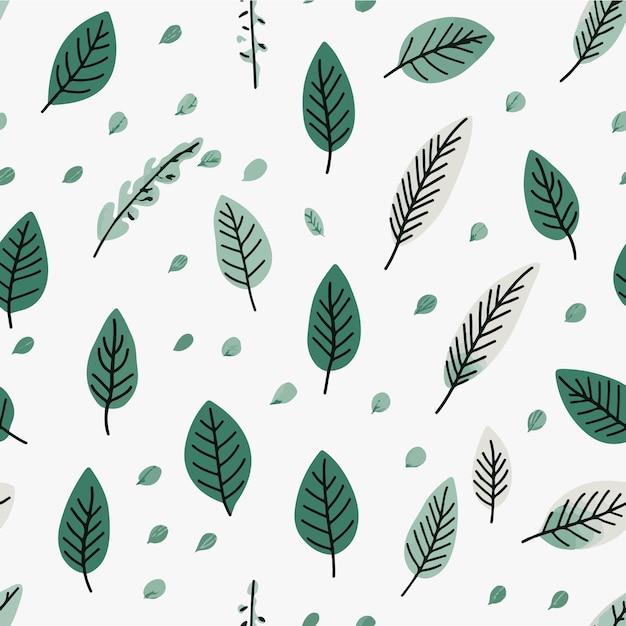 Vector de hoja de patrones sin fisuras
