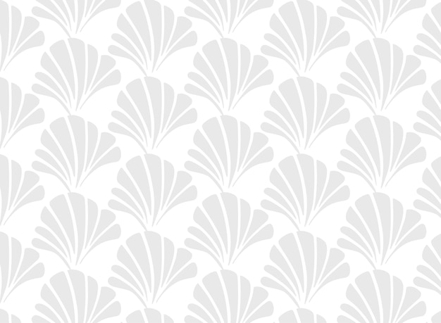 vector, hojas, floral, seamless, patrón