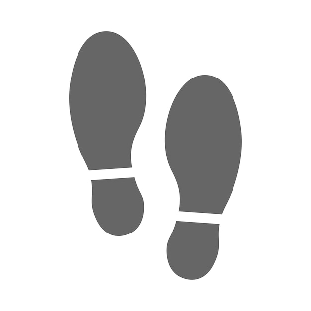 vector de huellas de zapatos o huellas