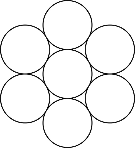 Vector del huevo del símbolo de la vida aislado en fondo blanco concepto de símbolo de geometría sagrada