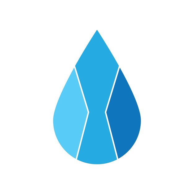 Vector icono de agua