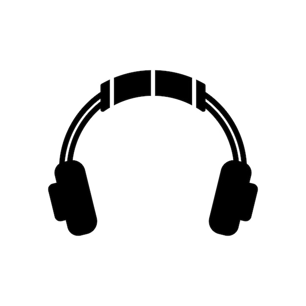 Vector icono de auriculares