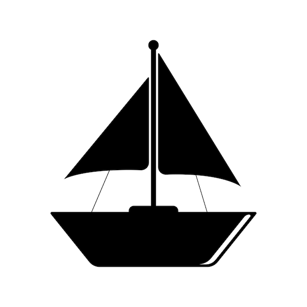 Vector icono de barco