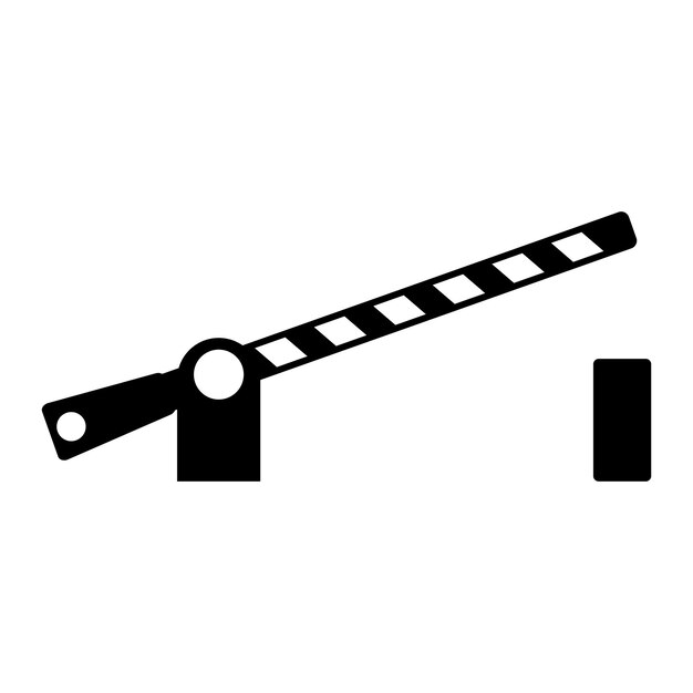 Vector de icono de barricada