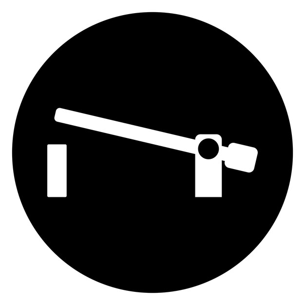 Vector de icono de barricada