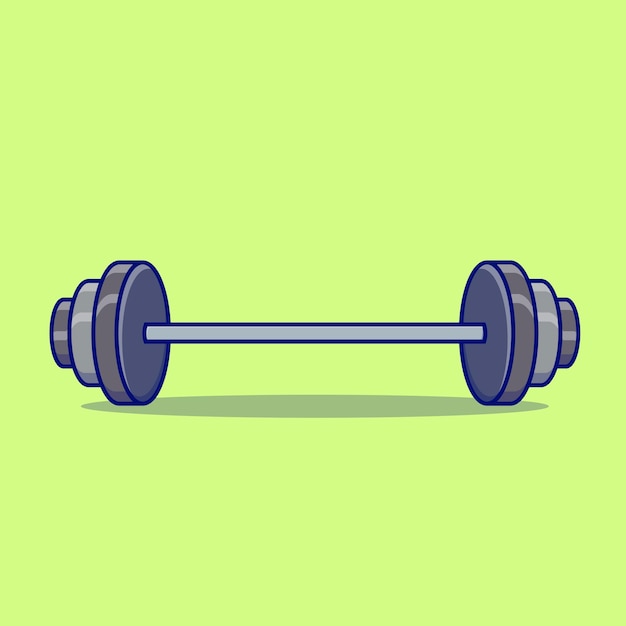 Vector de icono de bate de béisbol simple para deportes y recreación