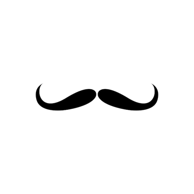 Vector icono de bigote