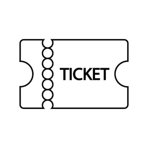 Vector de icono de billete