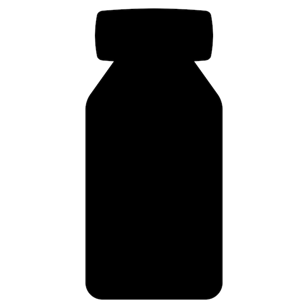 Vector de icono de botella de leche