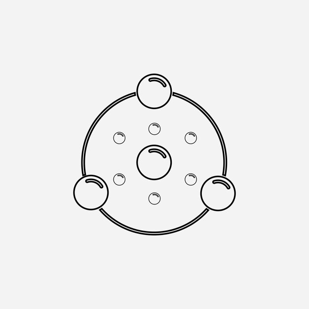 Vector de icono de burbuja