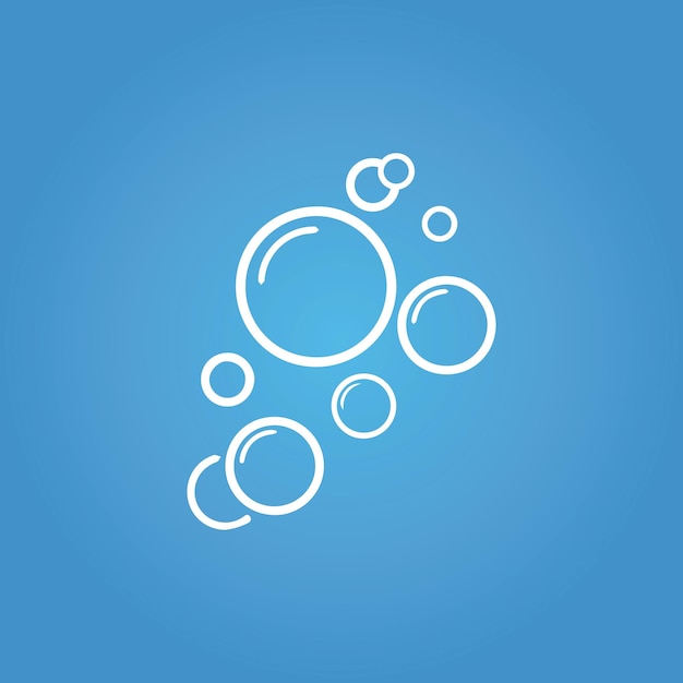 Vector de icono de burbuja