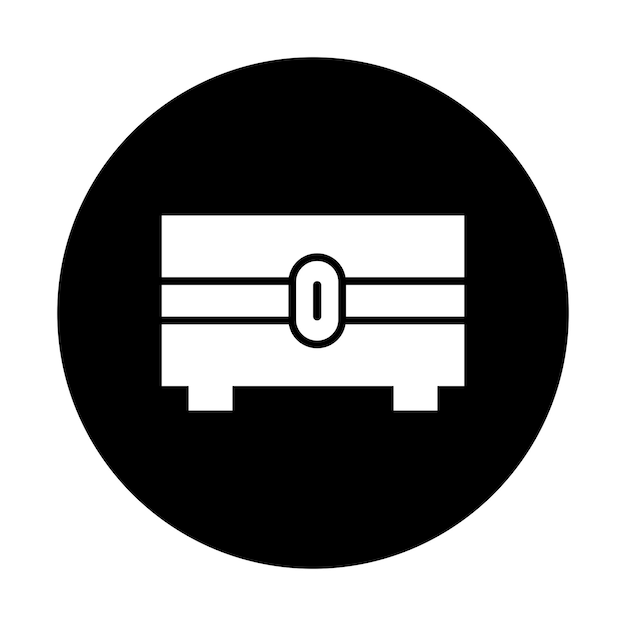 Vector de icono de caja