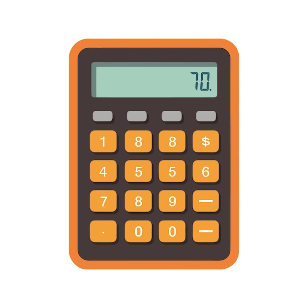 vector de icono de calculadora