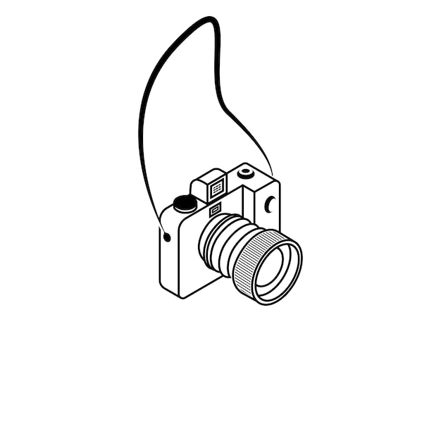 Vector icono de cámara