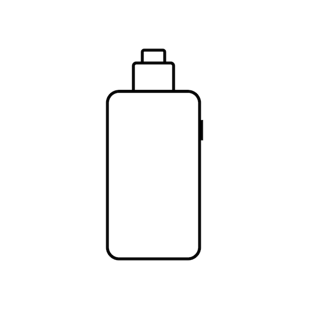 Vector de icono de cigarrillo electrónico