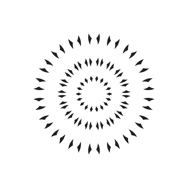 vector de icono de círculo abstracto