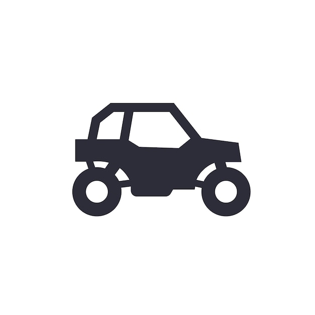 Vector de icono de coche de buggy de la UTV