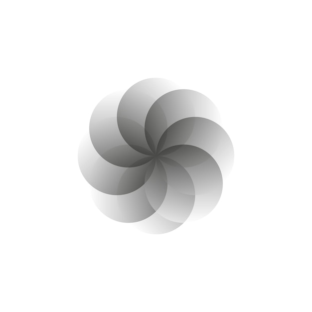 Vector icono creativo círculo elemento decorativo diseño geométrico