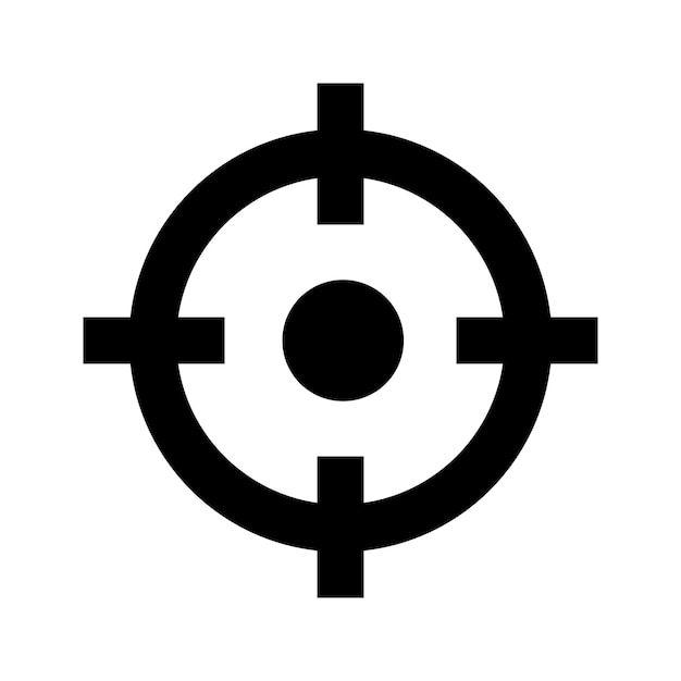 Vector icono de destino
