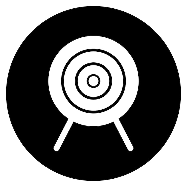 Vector icono de destino
