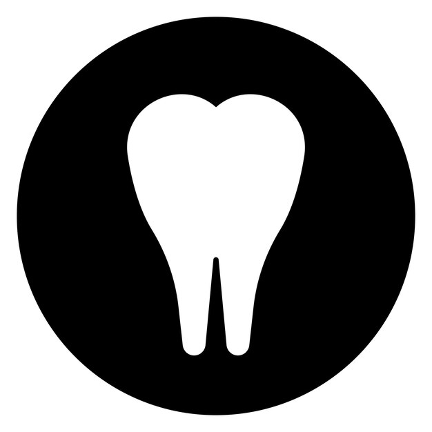 Vector del ícono del diente