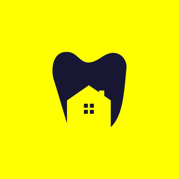 Vector vector de icono de diseño de logotipo de dentista para negocios y atención médica