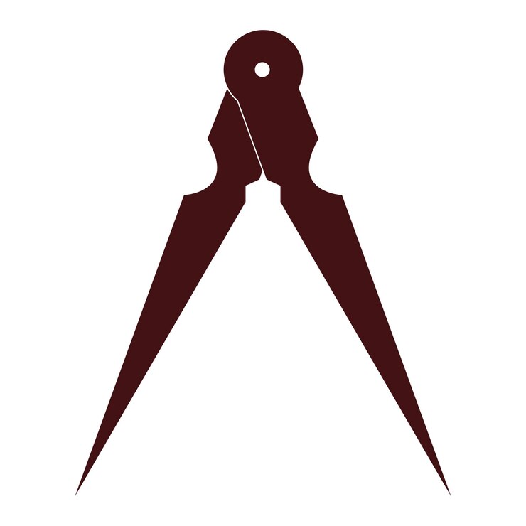 Vector vector de icono divisoragrimensor y geometríaingenieroarquitectosímbolo de la escuelailustración vectorial planavector de imagenielles