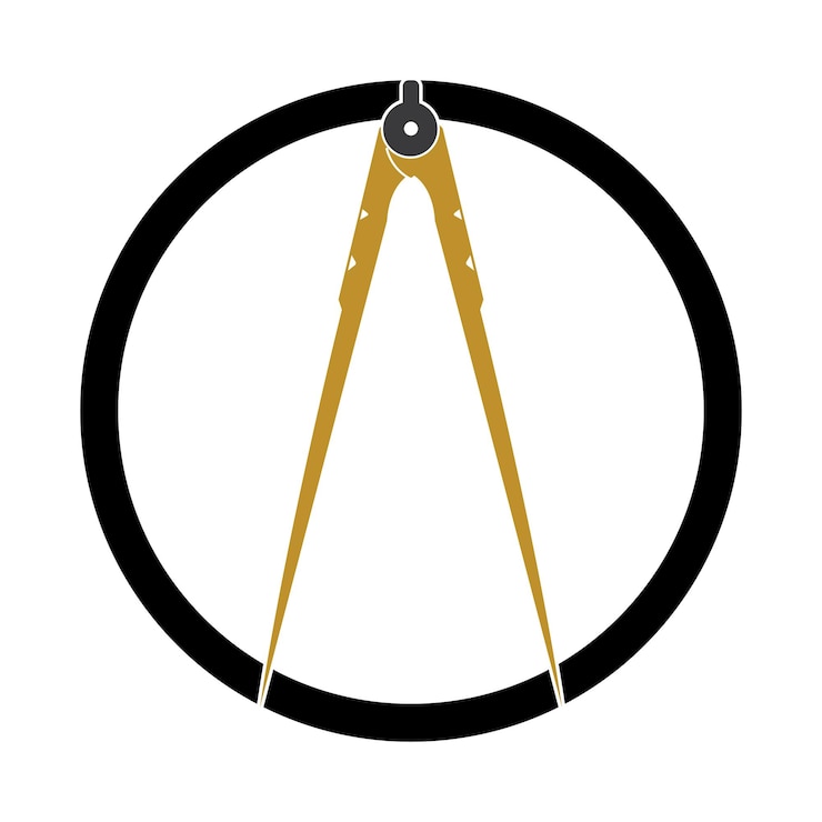 Vector vector de icono divisoragrimensor y geometríaingenieroarquitectosímbolo de la escuelailustración vectorial planavector de imagenielles