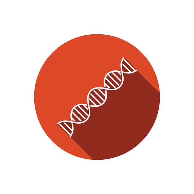 Vector de icono de dna