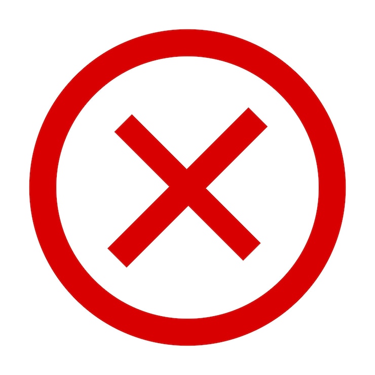 Vector vector de icono de error
