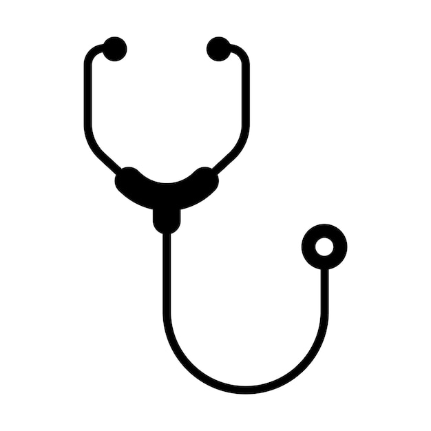 Vector icono de estetoscopio