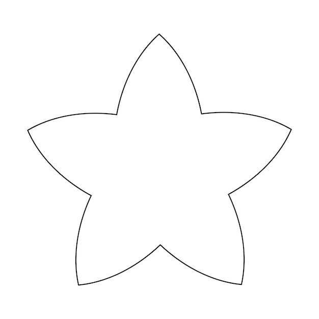 Vector vector de icono de estrella