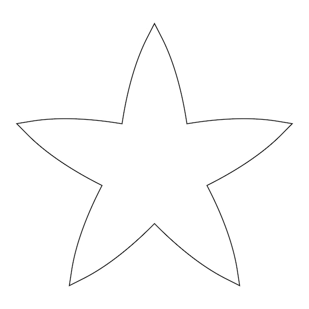 Vector icono de estrella