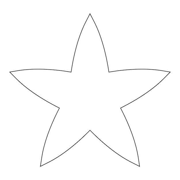 Vector de icono de estrella