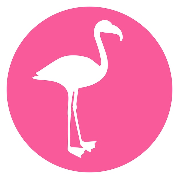 vector icono de flamenco