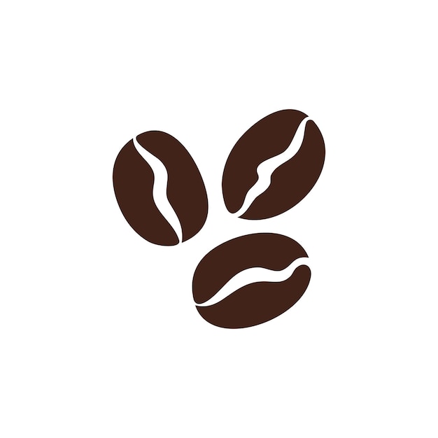 Vector de icono de grano de café