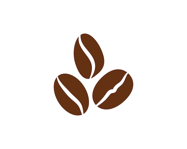 Vector de icono de grano de café