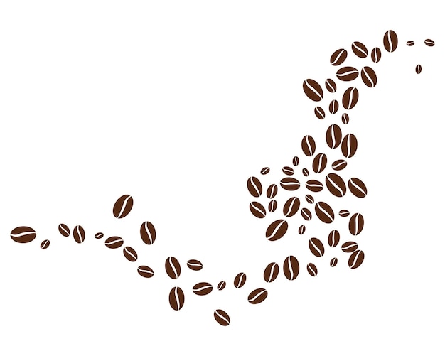 Vector vector de icono de grano de café