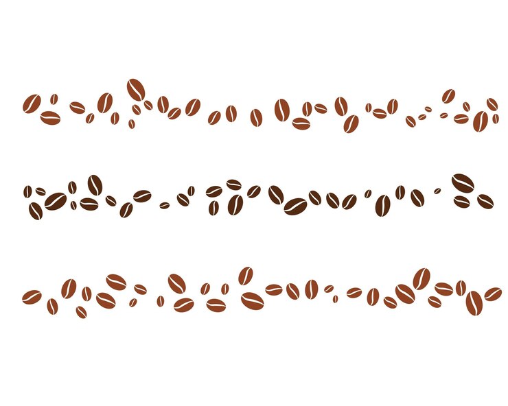 Vector vector de icono de grano de café