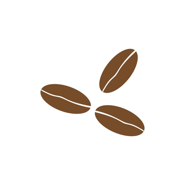 Vector de icono de grano de café