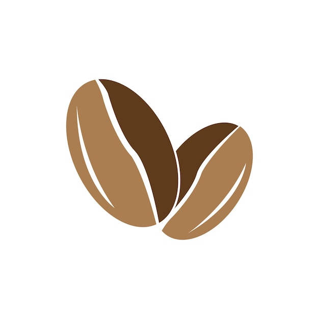 Vector de icono de grano de café