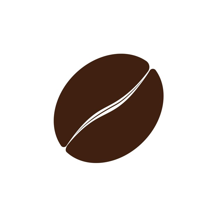 Vector vector de icono de grano de café