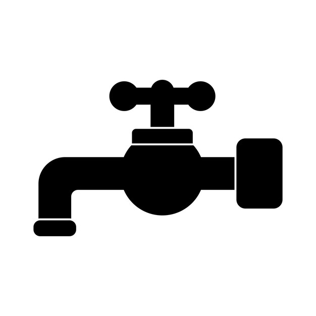 Vector de icono de grifo